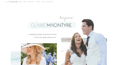 Desktop Screenshot of clairemacintyre.com